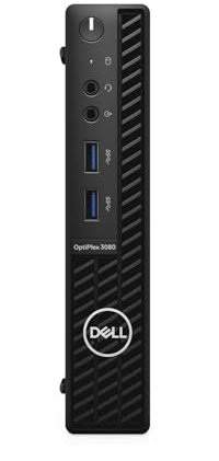 Dell OptiPlex 3080 10th gen processor Intel® Core™ i5 i5-10500T 8 GB DDR4-SDRAM 256 GB SSD MFF Mini PC Windows 10 Pro