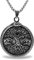 bahamut Mens Viking Fenrir Wolf Odin Raven Yggdrasill Cross Pendant Necklace,Norse Amulet Jewelry Viking Gifts for Men (Yggdrasil Jormungandr)