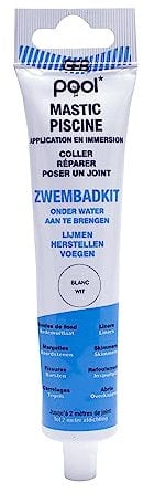Mastic joint et colle spécial piscine GEB Spécial piscine - Blanc 80 ml - 590925