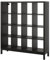 IKEA KALLAX Regal mit Untergestell, 147x164 cm, schwarz-braun/schwarz