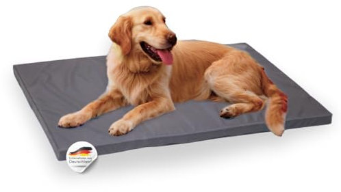 SUNNYDOGS Hundekissen Liegematte für Hundehütte extra dick 105 x 67 x 5 cm