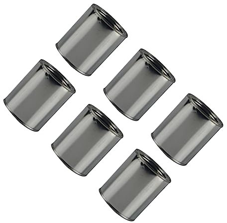 Angoily DIY 6 Pièces Pot De Peinture En Métal Vide Pots De Peinture En Métal Avec Couvercles Rangement Polyvalent Pour Les Arts Bo?tes à Thé Récipient De Peinture Le Fer Peinture Murale