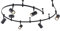 Lindby Stromschienenleuchte Delila (Modern) in Schwarz aus Metall (6 flammig, GU10) - 1-Phasen Stromschiene Stromschienenstrahler Wohnzimmerleuchte