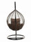 Home Deluxe - Hängesessel Cielo - Grau, Höhe 200 cm - inkl. Regenabdeckung, Gestell, Sitz- und Rückenkissen I Polyrattan Hängestuhl Gartenschaukel Hängekorb