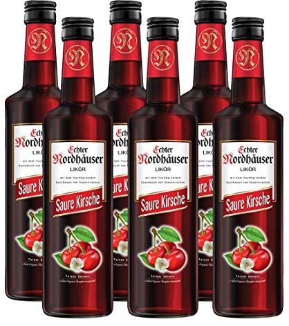 Echter Nordhäuser Saure Kirsche Fruchtlikör (6 x 0.7 l)