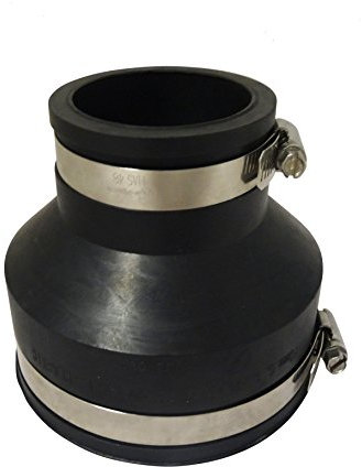 Flexible Reduziermuffe von 40X50 bis 250x200mm, Größe Ø:50x40mm