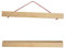 artissimo, PE6350-PL, magnetische Posterschiene zum Aufhängen von Bildern und Fotos, 40cm, Posterleiste aus Echtholz Eiche, Posterhalter, Posterhänger aus Holz, Klemmschiene für Plakate Hanger Holder
