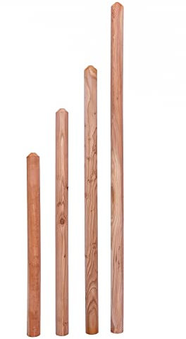 Gartenwelt Riegelsberger Premium Zaunlatten Typ C 27x60 mm Höhe 80 cm nordische Lärche Holzzaun Zaunbrett Gartenzaun Vorgartenzaun Balkonbrett Friesenzaun