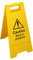 Caution Work In Progress - Cartello da pavimento a doppia faccia giallo