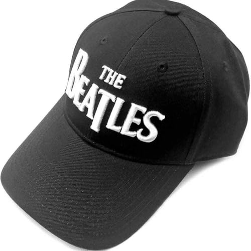 The Beatles Drop T Logo - Baseball Cap Cap Black