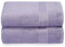 GLAMBURG Baumwolle 2er-Pack Oversized Badetuch-Set 70 x 140 cm, große Badetücher, Ultra saugfähig, kompakt, schnell trocknend und leicht, Dunkelviolett