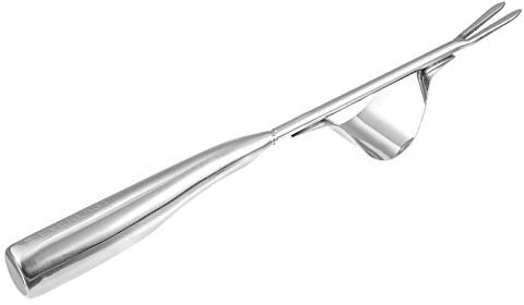 DOITOOL Edelstahl Unkrautstecher - V-Förmiger Manueller Unkrautjäter, Garten Unkraut Entferner Gerät für Garten zum Graben, Umpflanzen, Jäten - Hand Unkrautstecher