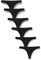 Amazon Essentials String en Coton Femme, Lot de 6, Noir, 42