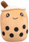 Uposao Bubble Tea Plüschtier Kuscheltier, 50CM Cartoon Plüsch Puppen Lustiges Kissen Milchtee Softpuppe Teetasse Kissen Kinderspielzeug Geburtstagsgeschenk Für Kinder Mädchen,Braun #1