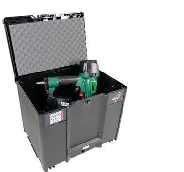 Systainer Box Nr.: 25 - Systainer-Koffer mit PREBENA Coilnagler 7F-CNW90, Nägel, Öl & Schutzbrille