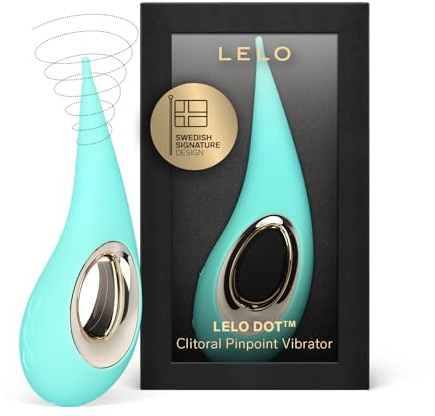 LELO DOT Klitoris Stimulator für sie, Erotisches Sex Spielzeug für Frauen mit elliptischer Bewegung und 8 Lusteinstellungen, Erotisches Sexspielzeug, Aqua