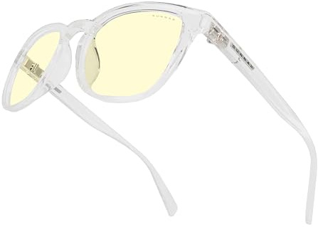 Gunnar Blaulichtfilter-Brille - Oakland - Crystal - Amber | Computer-/Gaming-Brille - Oakland - Crystal - Amber - 65 % Blaulicht- & 100 % UV-Schutz - Patentierte Technologie