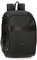 Adept Luke Mochila para Portátil Adaptable 12 Negro 25x36x10 cms Poliéster y PU