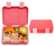 JOYHILL Lunch Box für Kinder,Auslaufsichere Lunch Bento Box mit 4-6 Fächern,Lunchbehälter BPA-freie Bento Box für Erwachsene Kleinkinder Kindertagesstätte Schule Büro (L-Pink)