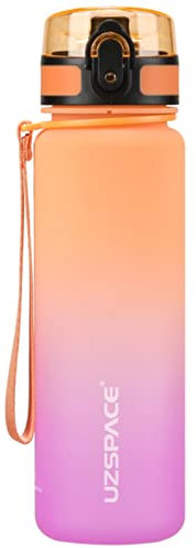 FORKIS Bouteille d'eau Tasse D'Eau De Voyage D'Extérieur De La Fitness Avec Un Niveau D'Eau Au Niveau De L'Eau-500Ml,D