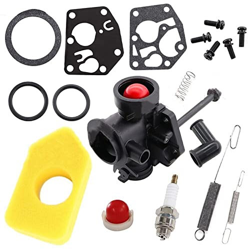 HEZHU Briggs Stratton Vergaser Briggs Stratton Luftfilter für Briggs & Stratton Sprint 497619 499809 498809A 494406