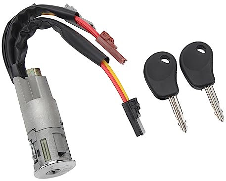 Cerradura de Cilindro de Dirección de Encendido con Llaves 252521 Reemplazo para AX Berlingo Evasion Jumpy Saxo Xsara para 1,8 D MFA9A A9A XUD7 1769ccm 58KM 43kW
