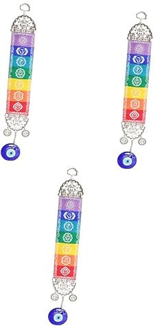Warmhm 3stücke Bohemia Style Evil Eye Aus Webband Türkische Blaue Augen Dekoration Für Glück Und Schutz Für Zuhause Büro Und Auto