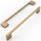 9BUILD 10 Pack Champagne Bronze Cabinet Pulls - 192MM Zinc Alloy Kitchen Cupboard Handles - Drawer & Wardrobe Handles - UK0035