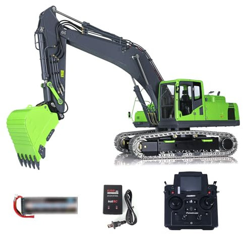 LESU 1/14 PC360 RC Excavatrice hydraulique RTR Assemblée en métal léger grab grab montage fixe PL18EV Lite Radio