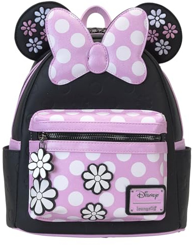 Loungefly Disney Minnie Floral Rock The Dots Mini Rucksack