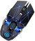 MERRYHAPY Ratón Gaming USB Iluminación RGB Ergonómico dpi para Pc y Portátiles Ratón Cableado para Gaming y