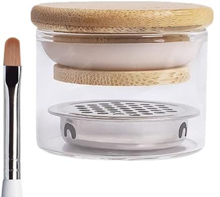 Tasse De Nettoyage Pour Pinceaux, Outil De Nettoyage De Brosse D'art D'ongle Tasse De Nettoyage Pour Brosse À Manucure Nettoyant Pour Pinceaux À Ongles Pour Maison, Salon De Manucure