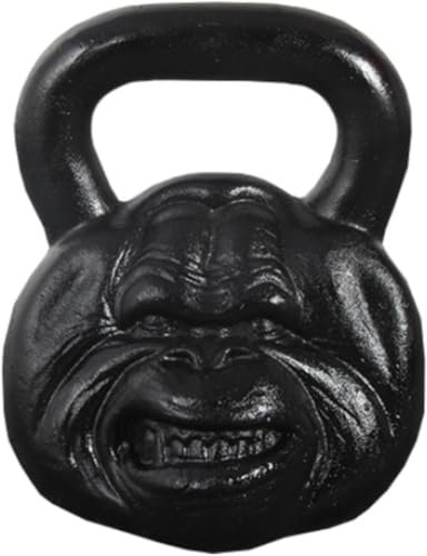 Kettlebell Weights Gym Training Monkey Head Kettle Bells, Solid Cast Iron Dumbbell, Beautiful And Practical, Office Sports Equipment(54LB)