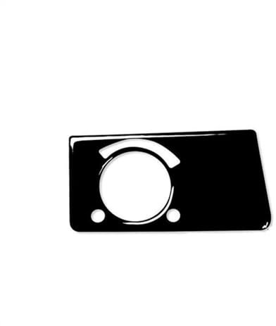 Modedesign Auto Schwarz Innen Scheinwerfer Schalter Dekoration Aufkleber Kunststoff Für Benz E Klasse W211 2003 2004 2005 2006 2007 2008 2009(Black LHD)