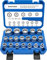DAKCOS 19tlg 1/2 XZN Vielzahn Nuss Set Steckschlüssel Satz 8-32mm Nusskasten Stecknuss Nüsse für 6/12-Kant Spline