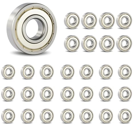 COZERI Kugellager 693zz 30 Stück, 3x8x4mm Miniatur-Rillenkugellager | mit Eisenabdeckung30er Set, Innen-3 x Außen-8 x Breite-4 mm, ZZ-Eisenabdeckung, hochwertiger Lagerstahl, präzise & langlebig