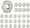 COZERI 30PCS 3x8x4mm Kugellager 693zz Sackkarre Schubkarren Lager 693zz Flanschkugellager, Hochwertige Kugellager für Schubkarren, Gartenwagen, Maschinen