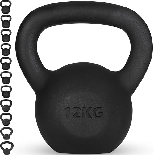 Senshi Japan Cast Iron Kettlebell, Cardio, Home & Functional Training, Muscle Building