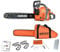 Petrol Chainsaw 20 Inch - 62cc Petrol Chain Saw with Powerful 3.4HP 2-Stroke Engine for Chopping Logs, Trees | Top Handle Chainsaw with Storage Bag, Tool Kit, Fuel Mixing Bottle and Bar Cover | eSkde