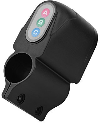Eboxer Anti-Theft Alarm - Digital Password Bike Security Lock, Waterproof, Vibration and 110db Alarm Signal for Bicycle, Motorcycle, Moped
