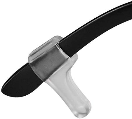 Focket 100 paar Brillen Ohrhaken Elastische Komfort Ohrpolster/HookPlastic Brillen Ohrbügel Anti Slip Tempelspitze Halter Gläser Zubehör