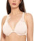 DELIMIRA Damen Vollschalen Vorderverschluss Seamless BH mit Bügel Ungepolster BHS Große Brüste Racerback Rose White 90G