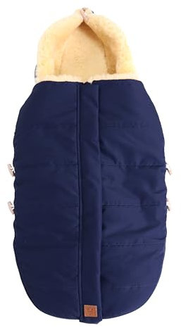 Kaiser ALLEX Lammfell Fußsack medizin (Navy)
