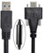 xiwai Tornillos dobles USB 3.1 tipo C de 8 metros que se bloquean a USB 3.0 estándar, tipo de montaje de cable de datos para grabadora de cámara