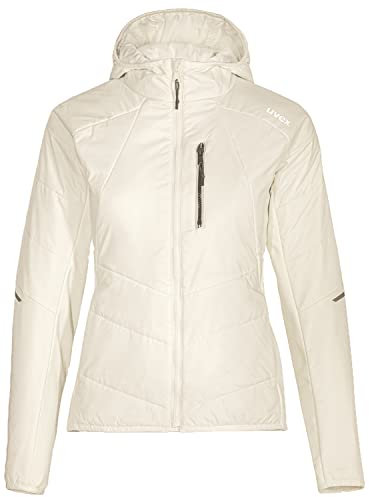Uvex ADA 17502 Thermojacke - Frauen-Innenjacke mit Kapuze - Weiß - XS