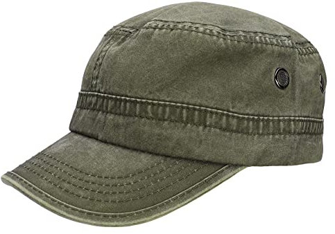Leoodo Herren Damen Military Army Stil Cap aus Baumwolle verstellbare Sonnen Kappe für Wandern und Sport, Mütze Farbe 2020:Grün new