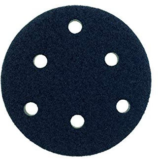 1 x SabreCut OSSCIP004 125mm 6 Hole Soft Density Interface Pad for Hook and Loop Random Orbital Sander Backing Pads Compatible with Dual Action Sanders