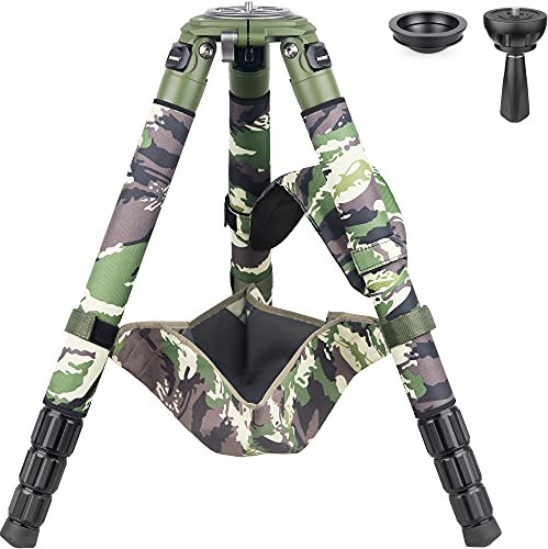 INNOREL RT90CG Systematic Tripod 63in/160cm Professional Carbon Fiber Heavy Duty Camera Tripod Max Tube 40mm Max Load 88lb/40kg with 75mm Bowl Adapter Tripod Bag Spikes Ultra Stable(Tripod+BL75N)