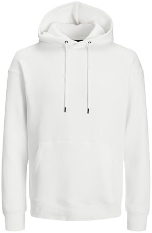 JACK & JONES Herren Jjestar Basic Sweat Hood Kapuzenpullover, Cloud Dancer, XXL EU