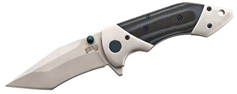 Herbertz Selektion Einhandmesser, D2 Stahl, rostfrei, Liner Lock, G10 Griffschalen, Edelstahlbacken, Taschenclip, hochwertiges Klappmesser, scharfes Taschenmesser